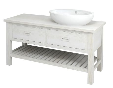 Przejdź do produktu BRAND szafka umywalkowa 130x73x50cm, starobiała