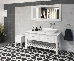 BRAND szafka umywalkowa 130x73x50cm, starobiała