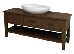 BRAND szafka umywalkowa 160x73x50cm, świerk bejcowany