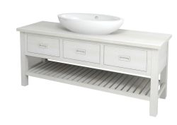 BRAND szafka umywalkę 160x73x50cm, starobiała