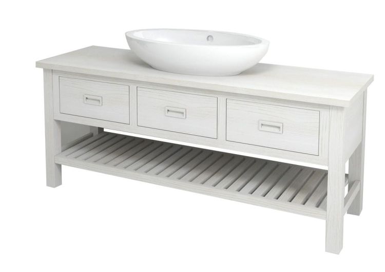 BRAND szafka umywalkę 160x73x50cm, starobiała