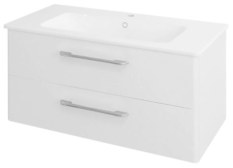 Przejdź do produktu PURA szafka umywalkowa 96,6x50,5x48,5cm, biała