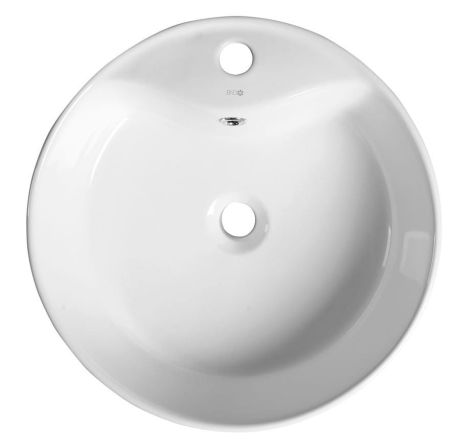 Przejdź do produktu YAKARTA umywalka ceramiczna nablatowa, średnica 46cm, biały