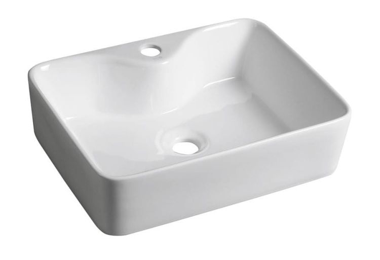 BALENA umywalka ceramiczna nablatowa 48x13,5x37 cm