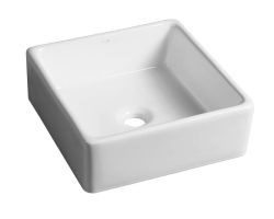 UBEGA umywalka ceramiczna nablatowa 38x13,5x38