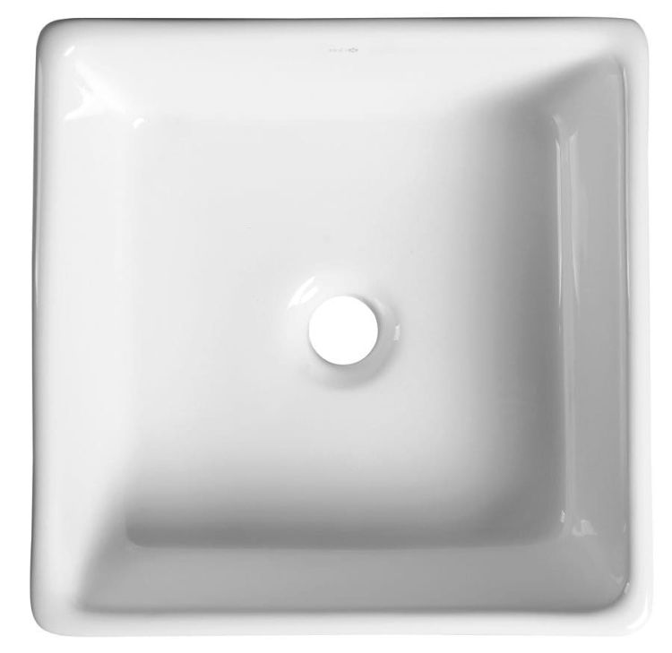 UBEGA umywalka ceramiczna nablatowa 38x13,5x38