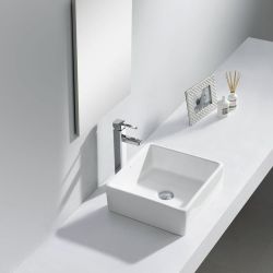 UBEGA umywalka ceramiczna nablatowa 38x13,5x38