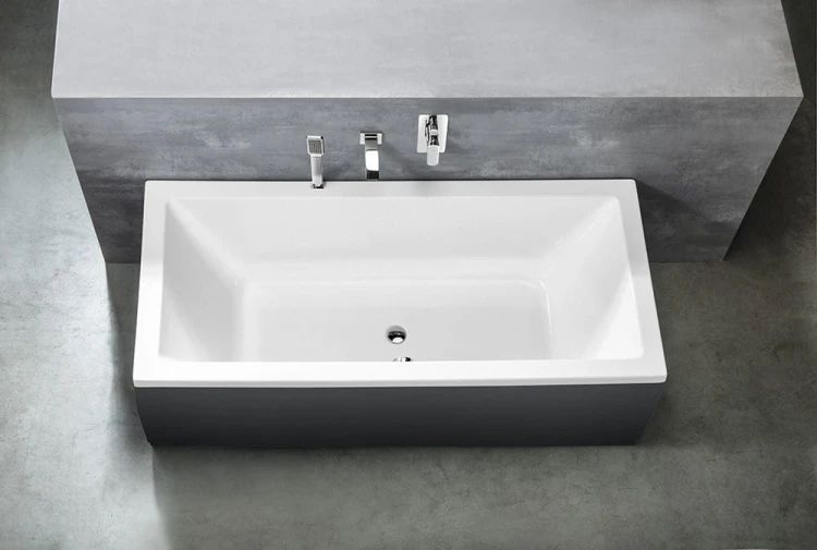NISA wanna prostokątna 170x75x41cm, biała
