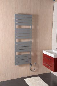 SANTINA grzejnik 1520x550mm, metaliczne srebro