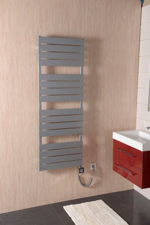 SANTINA grzejnik 1520x550mm, metaliczne srebro