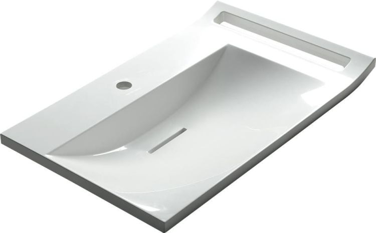 LUPO umywalka kompozytowa 72x45cm, biała