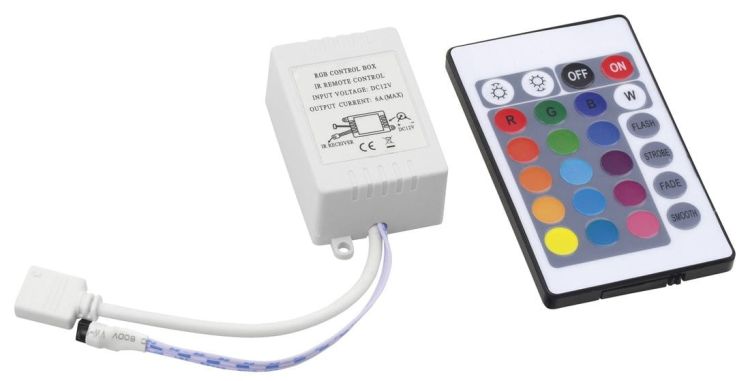 Sterownik RGB z pilotem na podczerwień
