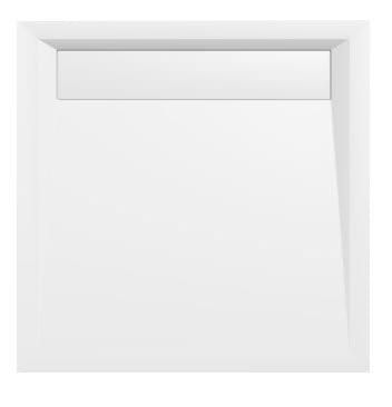 Przejdź do produktu ARENA brodzik kompozytowy z pokrywą, kwadrat 90x90cm, biała