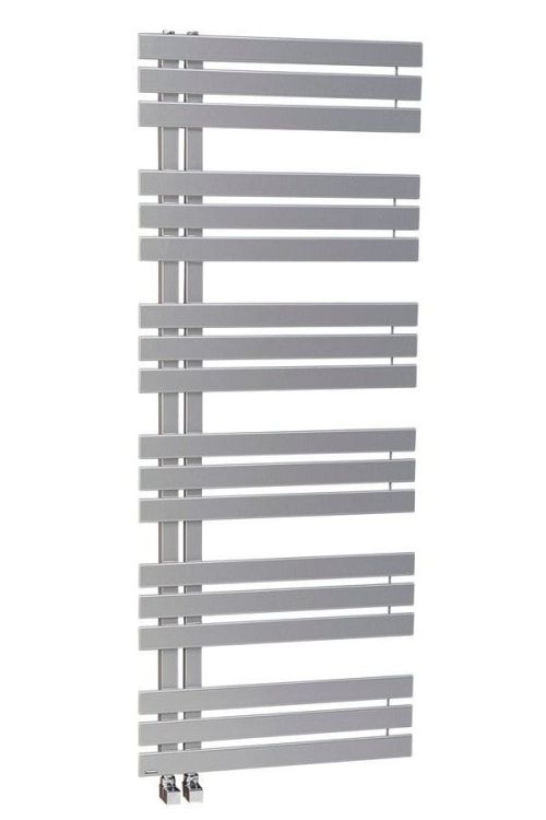 SILVANA grzejnik łazienkowy 600x1500mm, metaliczne srebro