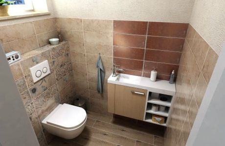 Przejdź do produktu AGOS umywalka kompozytowa 80x22cm, biały, lewa/prawa