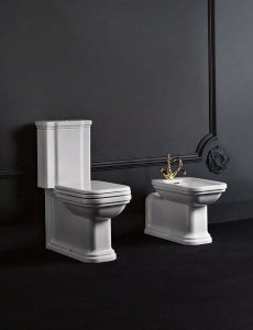 WALDORF misa WC kombi 40x42x68cm, dolny/tylny odpływ