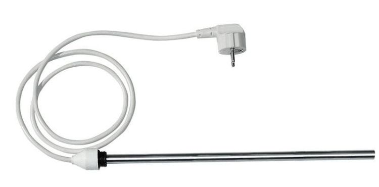 Grzałka elektryczna bez termostatu, kabel prosty, 600 W