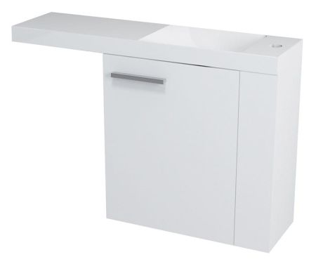 Przejdź do produktu LATUS VI szafka umywalkowa 50x50x22cm, prawa, biała