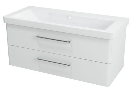 Przejdź do produktu THEIA szafka umywalkowa 101,4x43,5x44,2cm, 2 szuflady, biała