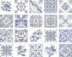 OPORTO Decor Bianco 15x15 (kart.=1m2)