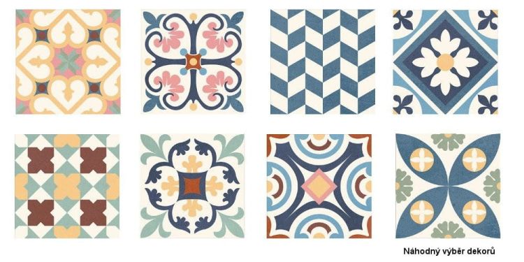 HERITAGE Taco Mix 16,5x16,5 (kart. = 0,55m2)