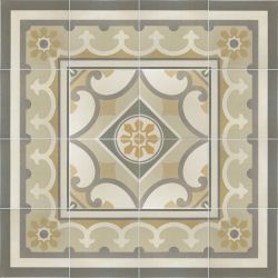 CAPRICE Burgundy Border 20X20 (EQ-5) (1bal=1m2)