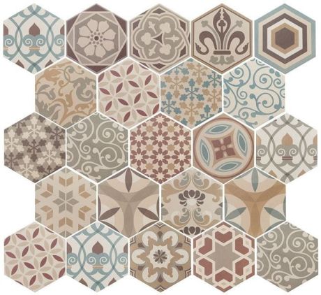 Przejdź do produktu HEXATILE płytki podłogowe Harmony Colours 17,5x20 (EQ-10D) (0,714m2)