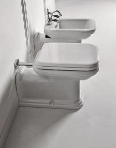 WALDORF misa WC 37x42x65cm, dolny/tylny odpływ