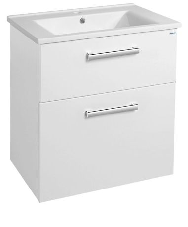 Przejdź do produktu VEGA szafka umywalkowa 62x72,6x43,6cm, 2 szuflady, biała