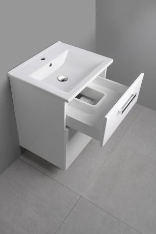 Przejdź do produktu VEGA szafka umywalkowa 62x72,6x43,6cm, 2 szuflady, biała