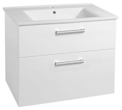 VEGA szafka umywalkowa 82x67,6x43,8cm, 2 szuflady, biała