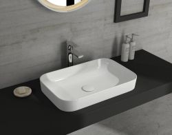SOTT AQUA Umywalka ceramiczna 60x38cm, biała