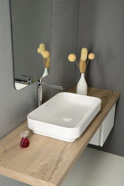 SOTT AQUA Umywalka ceramiczna 60x38cm, biała