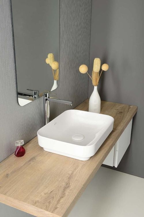 SOTT AQUA Umywalka ceramiczna 50x38cm, biała