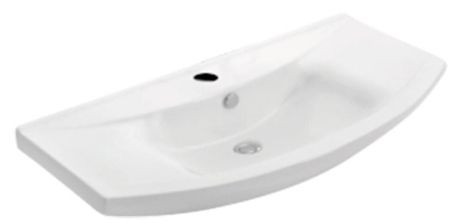 Przejdź do produktu ZERO 97 umywalka meblowa 97x51cm, biała