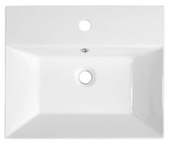 SISTEMA umywalka ceramicza 50x42cm, biała