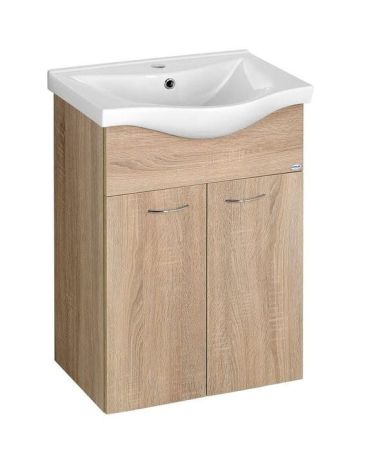 Przejdź do produktu KERAMIA FRESH szafka umywalkowa 51,1x74x34cm, dąb platin