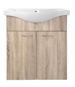KERAMIA FRESH szafka umywalkowa 60,60x74x33,7cm, dub platin