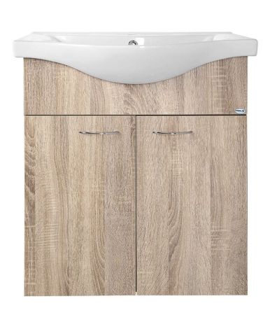 Przejdź do produktu KERAMIA FRESH szafka umywalkowa 60,6x74x34cm, dub platin