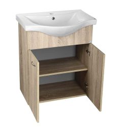 KERAMIA FRESH szafka umywalkowa 60,60x74x33,7cm, dub platin