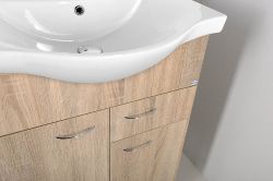 KERAMIA FRESH szafka umywalkowa 60x74x33,7cm, dąb platin