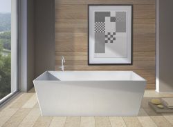KVADRIE - wanna 1590x650x550mm, kompozyt, objętość 360l, biała połysk
