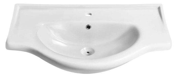 GALA umywalka ceramiczna 84x49cm, meblowa