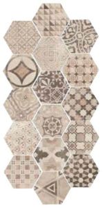HEXATILE CEMENT Garden Sand 17,5x20 (EQ-10D) (1bal=0,71m2)