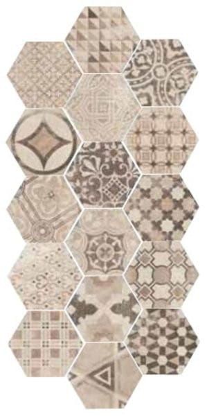 HEXATILE CEMENT Garden Sand 17,5x20 (EQ-10D) (1bal=0,71m2)