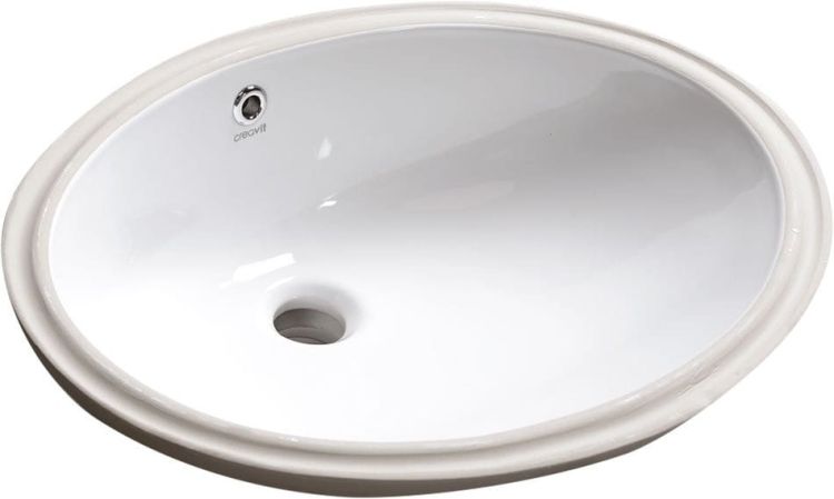 Umywalka ceramiczna 57x43cm, pod blat