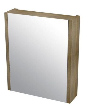 Przejdź do produktu LARITA szafka z lustrem 60x70x17cm, dąb graphite