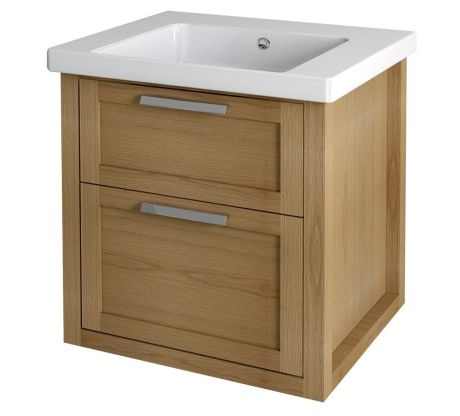 Przejdź do produktu LARITA szafka umywalkowa 56x65x48cm, dąb natural