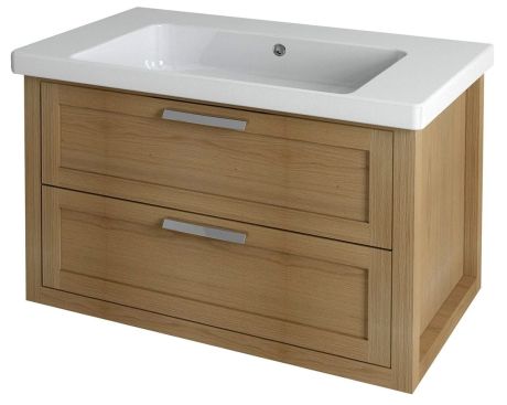 Przejdź do produktu LARITA szafka umywalkowa 86x55x48cm, dąb natural