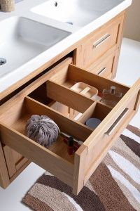 LARITA szafka umywalkowa 120x55x48cm, dąb natural